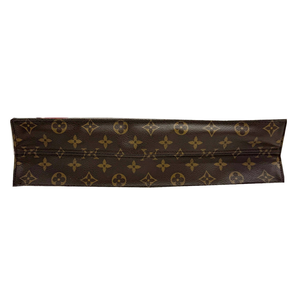Louis Vuitton Tote Brown Handbag Sac Plat Monogram Bag